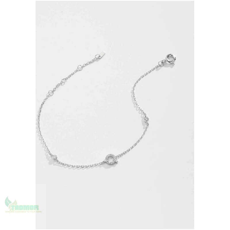 Q To U Zircon 925 Sterling Silver Bracelet - Image 4