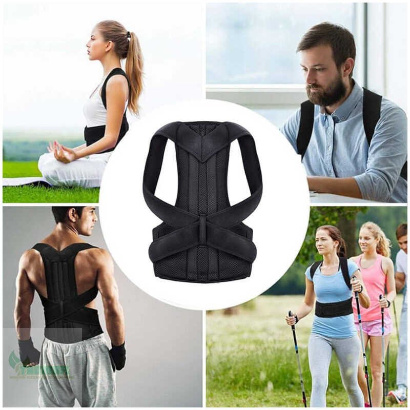 Back pain belt and support Posture Corrector Shoulder Support Belt - Image 2